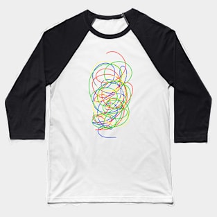 Colorful Strings Baseball T-Shirt